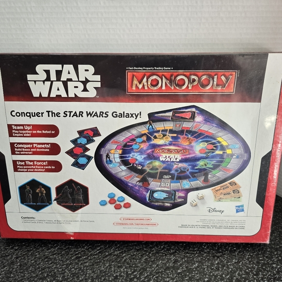 Hasbro Star Wars Monopoly The Force Awakens 2015 New Sealed - Picture 5 of 9